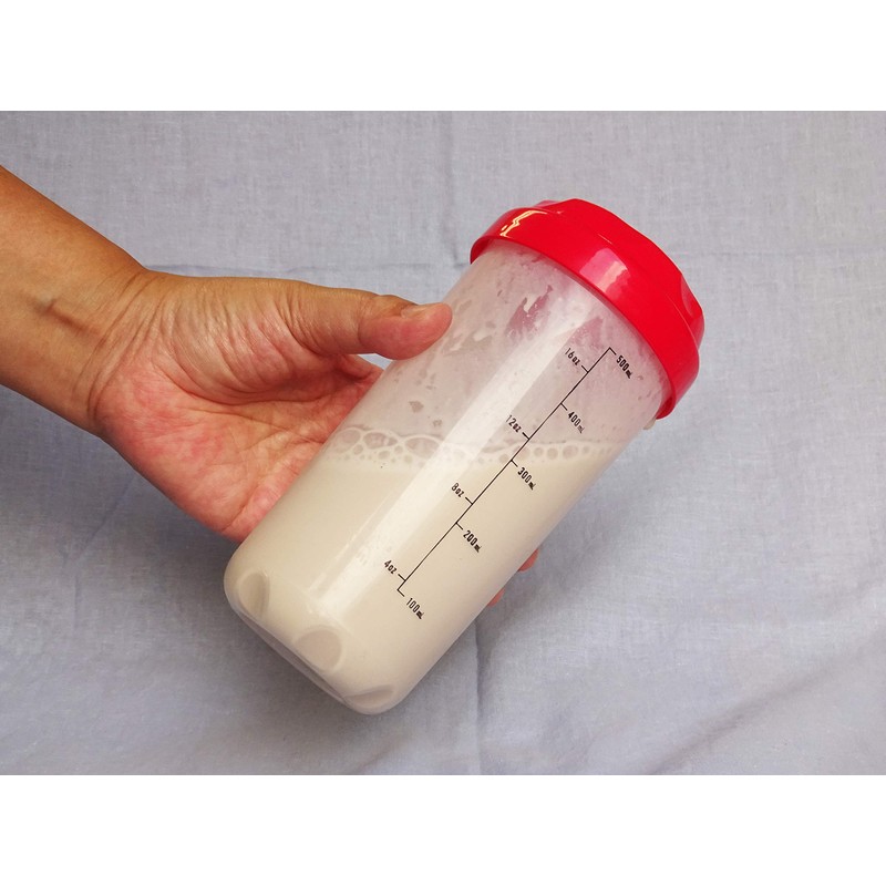 Kokubo Kogyosho KH-074 Protein Shaker Bottle, 16.9 fl oz (500