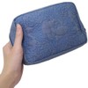 Marushin 1425025300 Moomin Pouch, Quilted Blue, Character, Small Items, Cosmetics,
