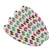 Fun Colorful Flip Flops on Sand Pattern Double-Sided Oval Nail