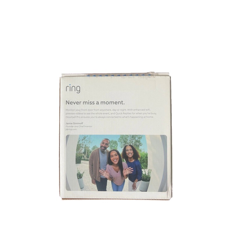 Ring Video Doorbell Pro 1080P Smart Wi-Fi Wired Satin Nickel