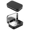 QWORK® Pack of 20 rectangular metal tins with lid, 95