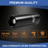 1/4" Drive 10mm Deep Magnetic Impact Socket Set, 6-Point, Cr-Mo
