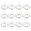 sourcing map Wall Split Flange, 201 Stainless Steel Round Escutcheon