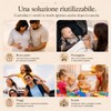 10 Bustine Corredino Neonato con Zip - Sacchetti Satinati Riutilizzabili