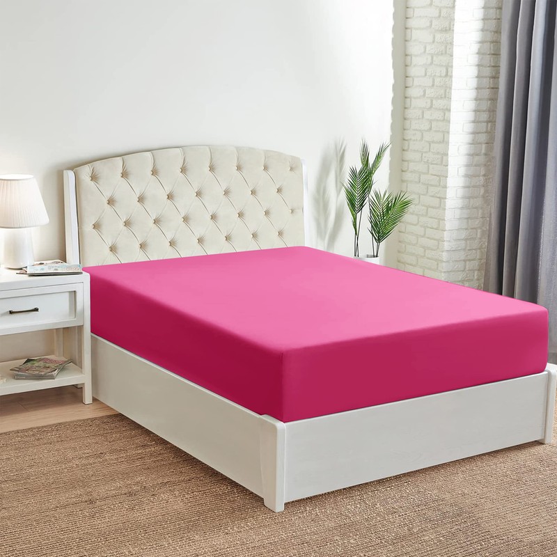 Hafaa King Size Fitted Sheets – Easy Care 25 cm