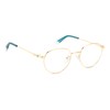 POLAROID Unisex PLD D522/G Sunglasses, Gold Blue, 51, Gold Blue