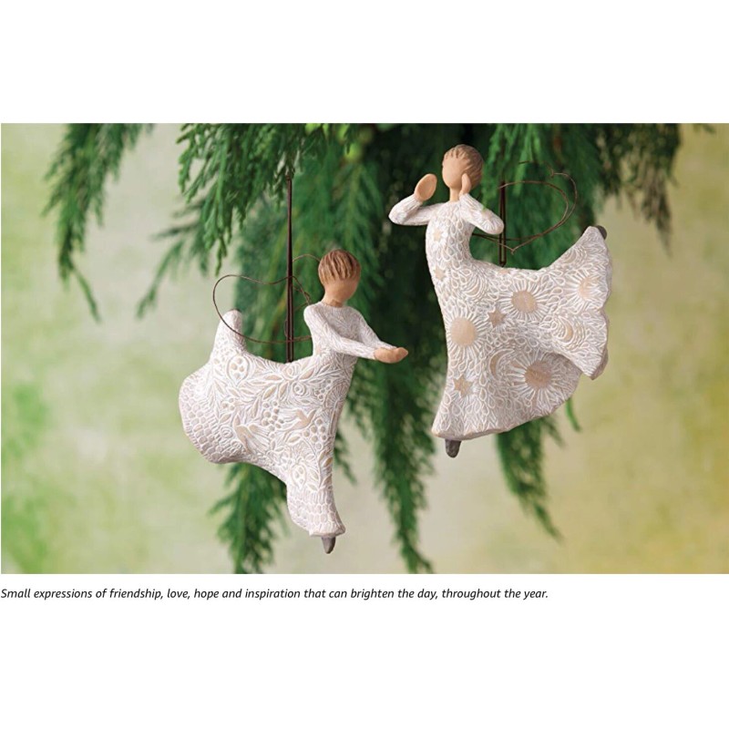 Willow Tree ANGEL DANCE OF LIFE ORNAMENT SCULPTURE HAND PAINTED