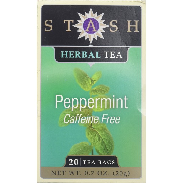 Stash Tea Peppermint Tea, 20 Count, 0.7 Oz