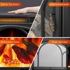 R.W.FLAME Electric Fireplace Heater 24" with Remote Control, Upgrated, Adjustable