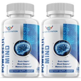 Powerful Mind 2 Pack - Powerful Mind Capsules - Powerful Mind Nootropic Pills For Brain Health