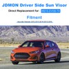 JDMON Left Driver Side Sun Visor Compatible with Hyundai Veloster