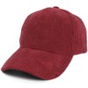 XRDSS Corduroy Baseball Cap Unisex Adjustable Classic Sports Cap Outdoor