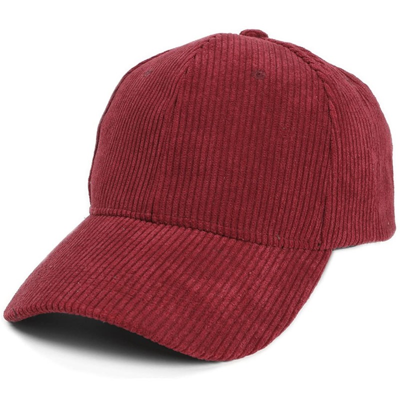 XRDSS Corduroy Baseball Cap Unisex Adjustable Classic Sports Cap Outdoor