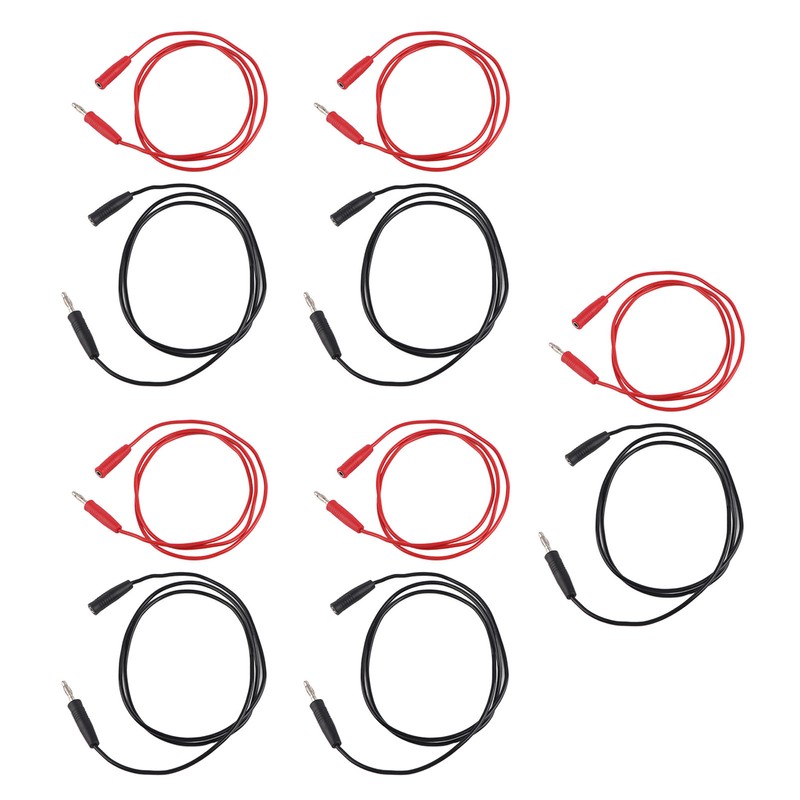 5 Set 4mm Banana Plug Test Lead Male to Female