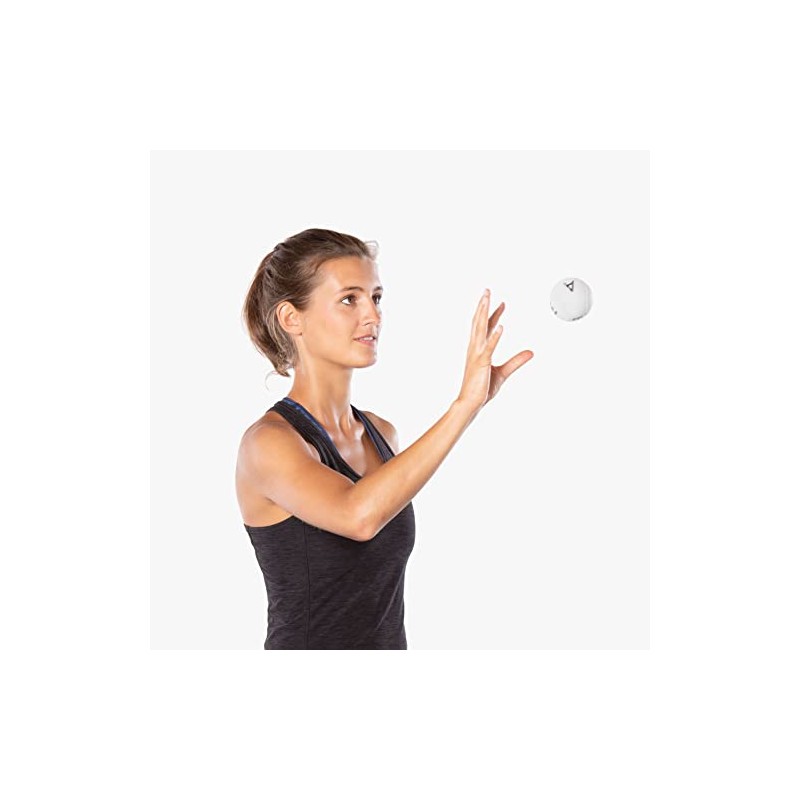 ARTZT neuro Ball Marsden Ball Large Letters, White/Black, 6 cm