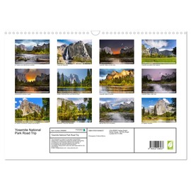 Yosemite National Park Road Trip (Wall Calendar 2026 DIN A3 Landscape), CALVENDO 12 Month Wall Calendar