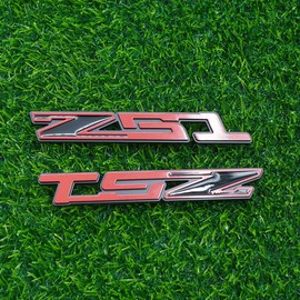 Right & Left Door Badge Nameplate 3D Emblem Replacement for Z51 Pair (Red)
