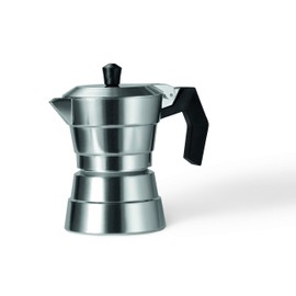 Alluflon Buongiorno Kaffeemaschine, 6 Tassen, Aluminium