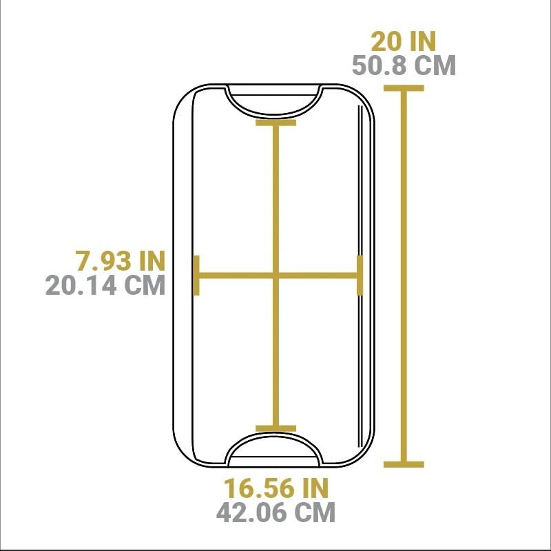 Lodge 20 x 10.44 Inch Pro-Grid Reversible Cast Iron Grill/Griddle