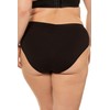Ulla Popken Damen Slips, 5er-pack Taillenslip, Schwarz, 58-60 EU