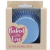 Baked with Love Foil Baking Cases,Cups, Greaseproof Cupcake Cases, Ice
