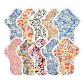 Cloth Napkins, NO 6 Organic Cotton, Set of 10, v04 tr Tropical Energy, Vitamin Color