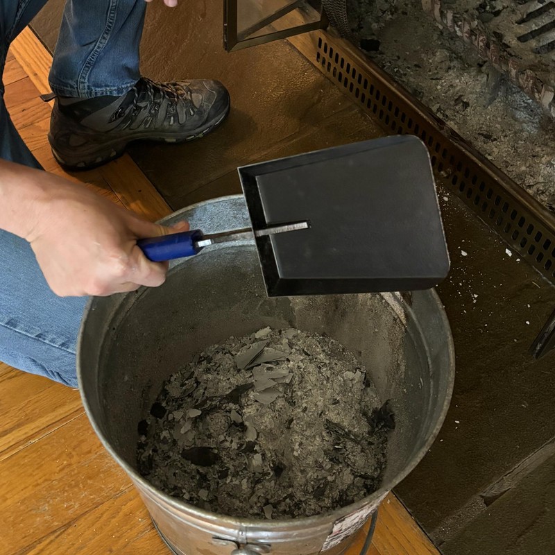 CKLT 15in Fireplace Ash Shovel for Fire Pit & Indoor