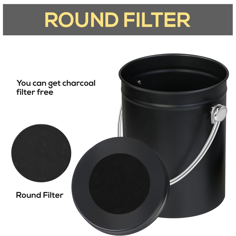 Utopia Kitchen Compost Bin for Kitchen Countertop - 1 Gallon