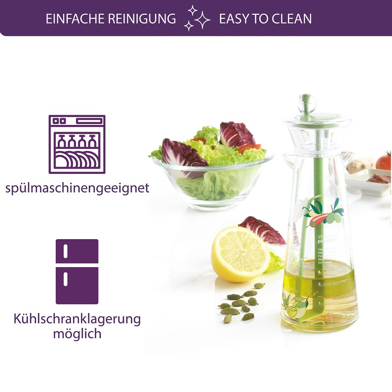 Mastrad F27030 Vinaigrette Mixer with Recipes in French