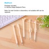 5 Pcs/Set Bones Shape Ballpoint Pens, 0.7mm Blue Ink Finger