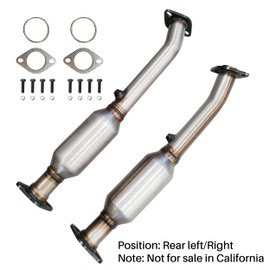 [Rear Left/Right]FortunaFlow Catalytic Converter Compatible With Nissan Frontier 2005-2018,Nissan Nv1500/Nv2500/Nv3500 2012-2017,Pathfinder 2005-2012 4.0l[EPA Compliant high flow standard]