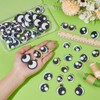 PH PandaHall 44 Pairs 11 Styles Felt Eyes, 28~56mm Crochet
