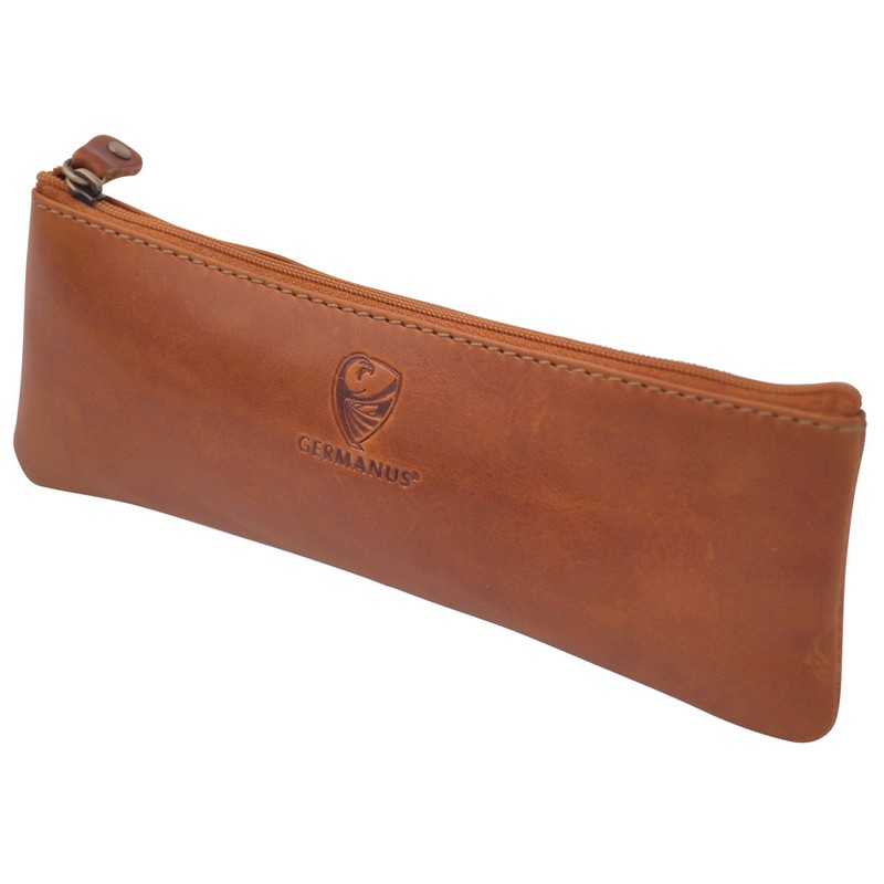 GERMANUS Colonia Leather Pencil Case (Brown)