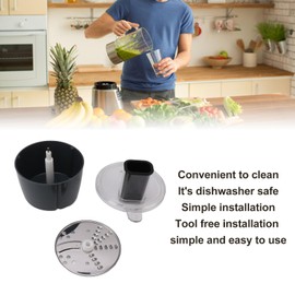 Pyhodi Food Processor Container Cutter Kit, Blender Slicings Shreddings Disc Accessory Replacement Part for Thermomix TM5 TM6, Food Processor Attachment