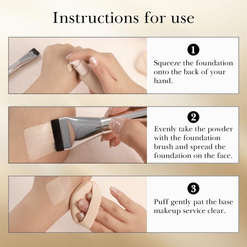 Ultra Thin Foundation Brush, Foundation Makeup Pinsel, Flacher Rouge Concealer