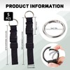 Thatyro 5 Pieces Add a Bag Luggage Strap, Adjustable Nylon