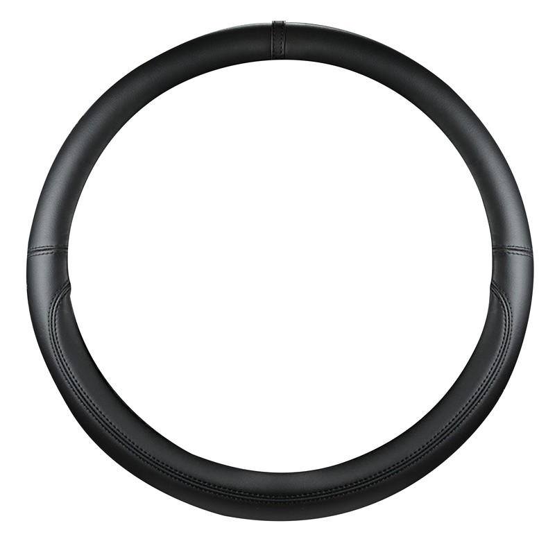 Steering Wheel Cover Nappa Leather Wrapped Wheel Protector Anti Slip