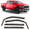 Voron Glass in-Channel Extra Durable Rain Guards for Trucks Dodge
