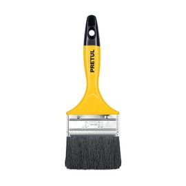 Pretul BRP-3, Brocha de cerdas naturales, mango de plástico, 3"