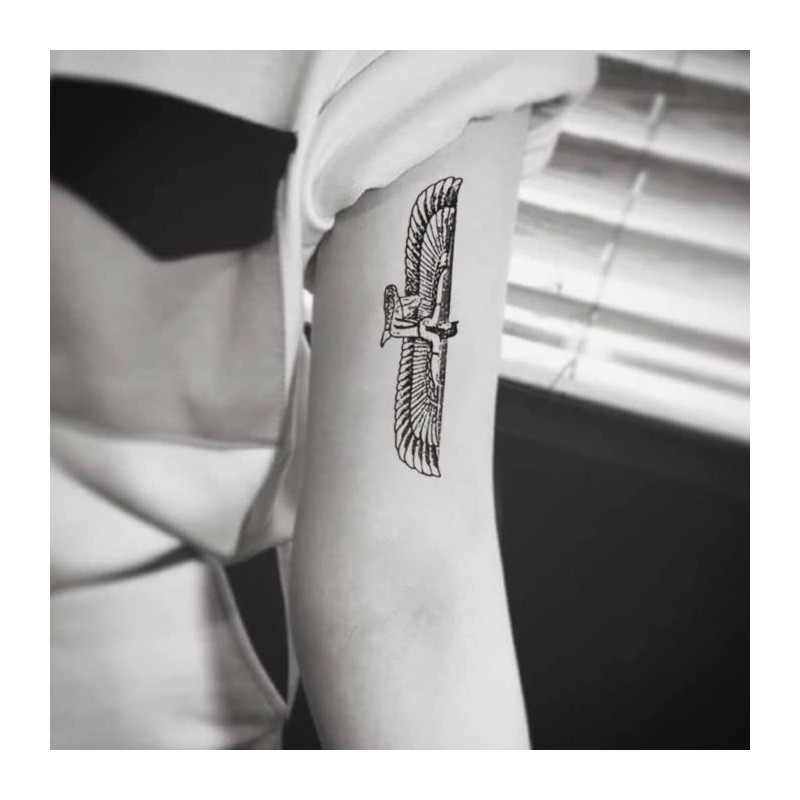 Oottati Small Cute Temporary Tattoo God Eye Horus Egypt (2