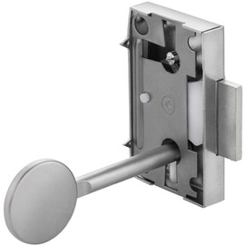 Gedotec Furniture Lock 15 mm Drawer Lock Set for Furniture Nickel-Plated Steel Box Lock Left - Right Can Be Used in Germany 1 Piece Screw Lock for Cabinet Doors and Furniture Doors
