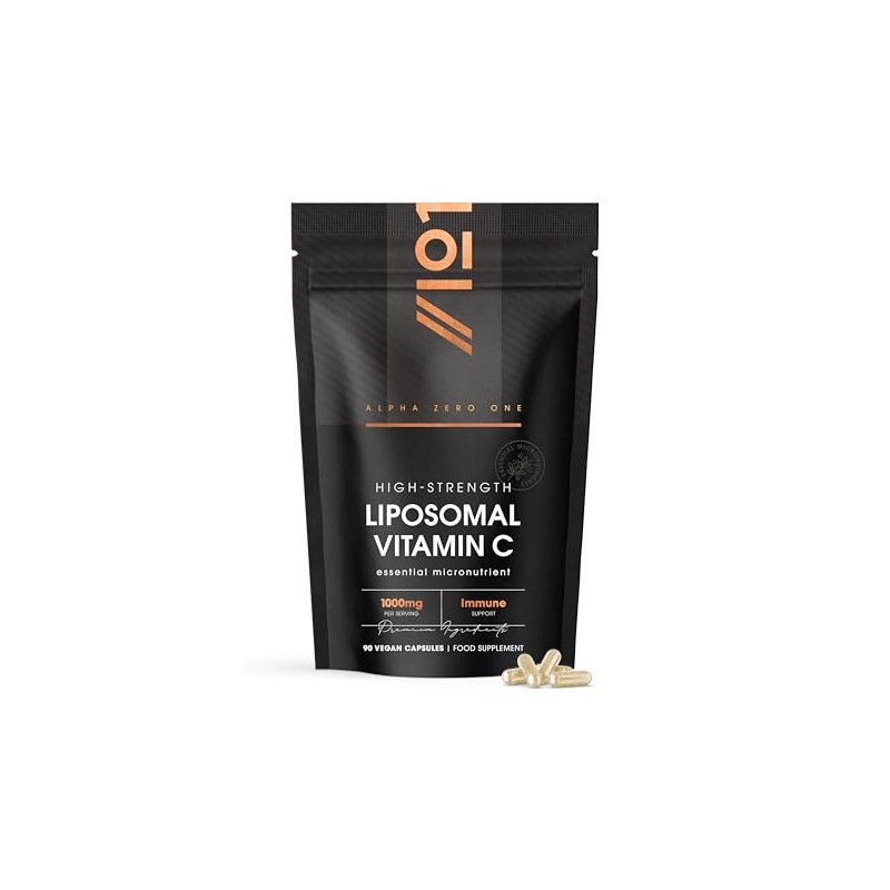Liposomal Vitamin C 1000mg – 90 Vegan Capsules - High