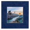 5x5 Mat For 7x7 Frame - Precut Navy Suede Square