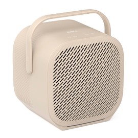 Pure Enrichment PureZone DUO Tabletop Air Purifier – True HEPA, Dual Direction Airflow, Energy-Star Certified, 3-Stage Filtration Captures Dust, Smoke, Odors, Rooms up to 615 sq ft (Sweet Oat)