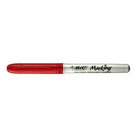 BIC, Marcador Permanente con Grip, Marca Diferentes Superficies, Punto Grueso, Marking, Surtido de Colores Clásicos, 4 piezas