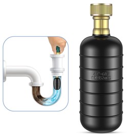 Fosenlion Drain Bladder, Large Drain Cleaning Bladder Fits 4" to 6" Pipes, Rubber Drain Bladder Unclogger for Bathroom Sinks, Showers, Swimming Pool Drains, Kitchen Sinks and Main Drains