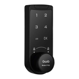 Guub P152VZ-CM03 Locker Cabinet Electronic Lock, Private Password Administrator Number, Black