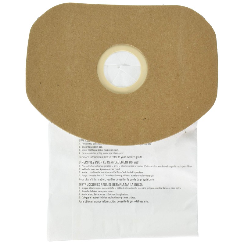 Sanitaire BV-2 Premium Paper Bag (Pack of 5), Fits Models