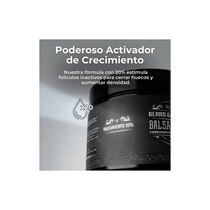 Bálsamo Booster 20% Para Crecer Barba Maximus Inc 118ml