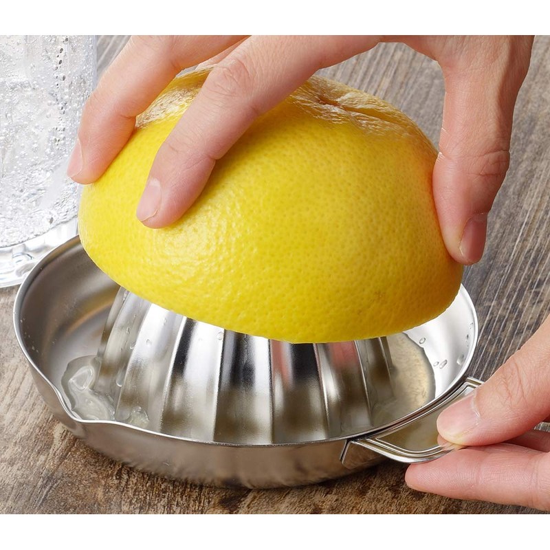 Yoshikawa YJ3248 Squeezer, Stainless Steel, Sour Grapefruit, Drinking at Home,